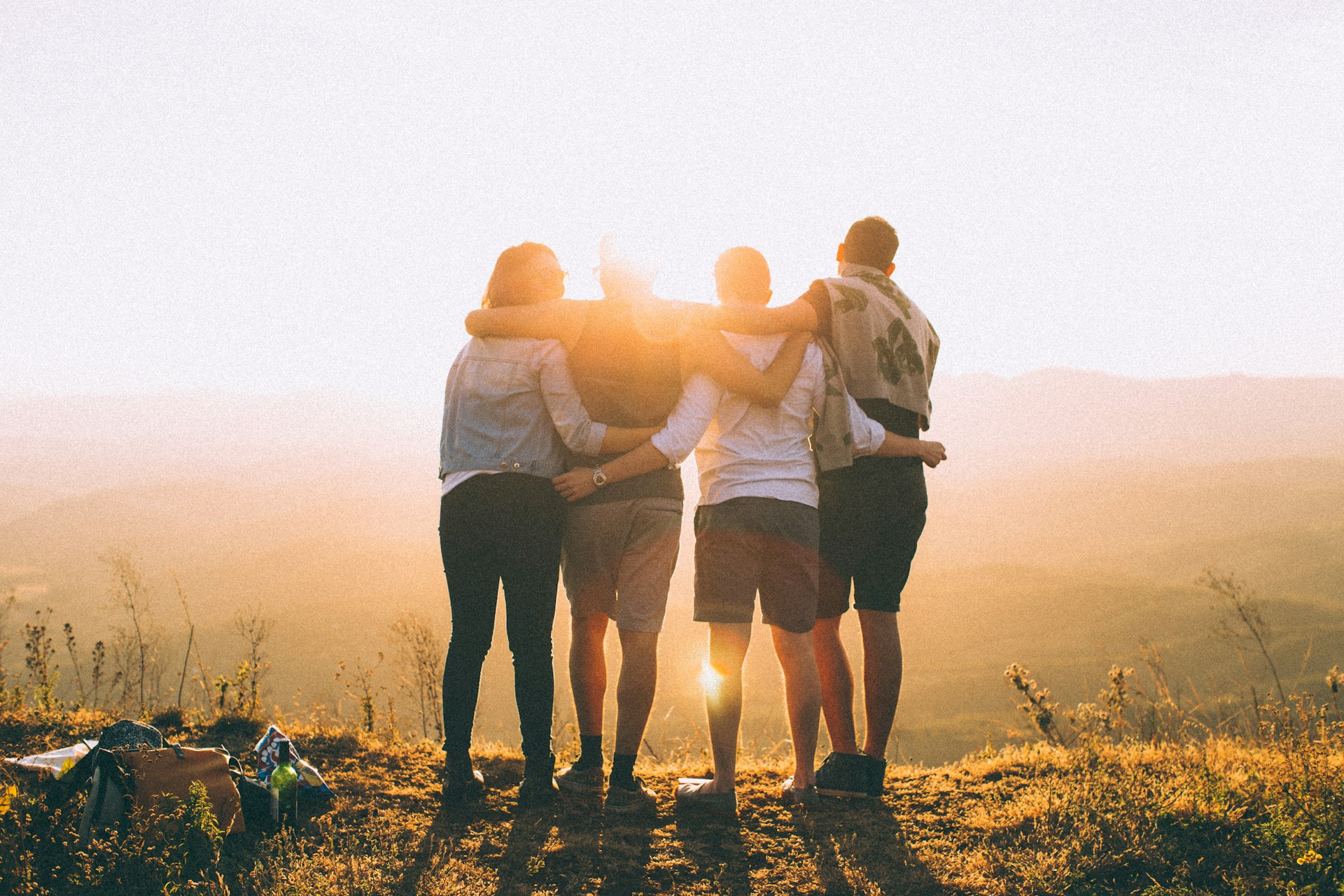 hiking with friends can help prevent DVT blood clots and varicose veins
