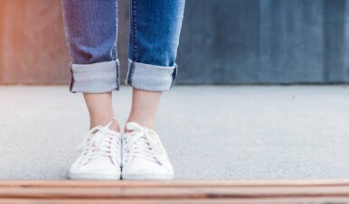 legs free from eczema and varicose veins